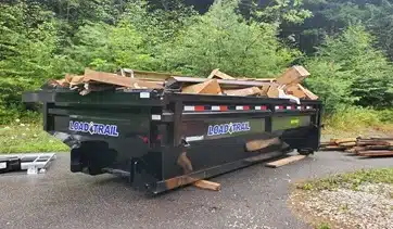 12 yard dumpster full of construction waste, affordable dumpster rentals in Litchfield CT