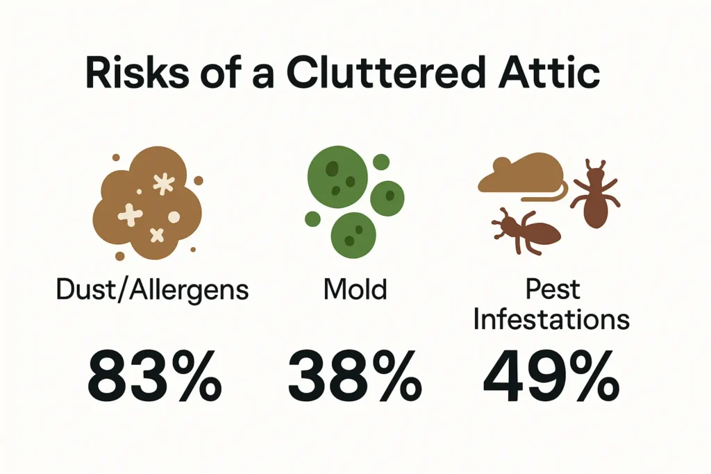 Infographic of attic health and home risks