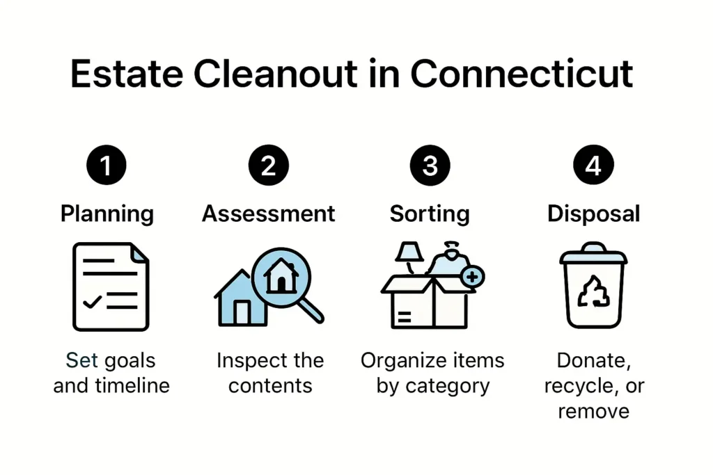Key steps for a successful estate cleanout in Connecticut in 2025