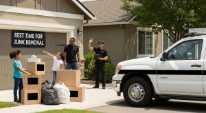 junk removal timing family