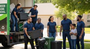 green junk removal, hero image, sustainability