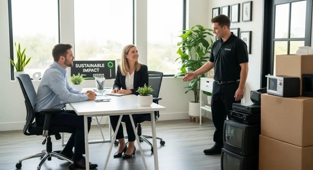 office junk hauling sustainable